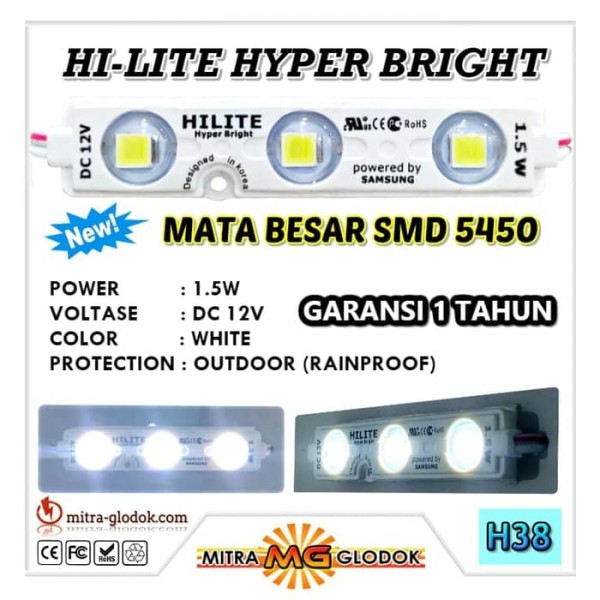 LED Module Samsung China BWell SMD 5450 | 3 Mata - White / Putih LED Module Samsung China BWell SMD 5450 | 3 Mata - White / Putih